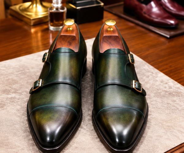 Emerald Double-Monk Shoes