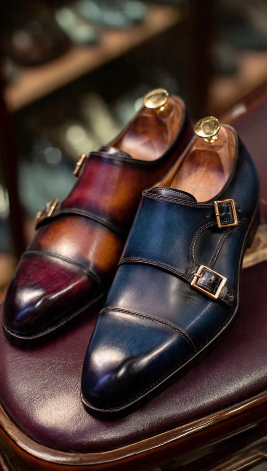 Double monk shoes